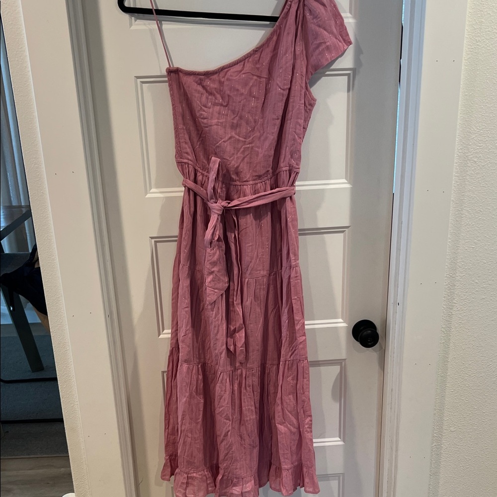 Heartloom One-Shoulder Pink Dress